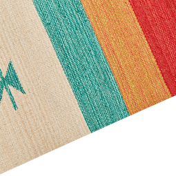 Beliani MARGARA - Rug - Multicolored - 80 x 300 cm - Cotton