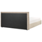 Beliani LAVAUR - Bed with storage space - Taupe - 180 x 200 cm - Velvet