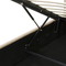 Beliani LAVAUR - Bed with storage space - Taupe - 180 x 200 cm - Velvet