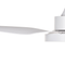Beliani BANDERAS - Ceiling fan - White - Iron