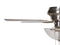 Beliani SIRAMA - Ceiling fan - White - Iron