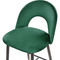 Beliani FALTON - Bar stool - Emerald green - Velvet