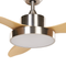 Beliani BANDERAS - Ceiling fan - Silver/brown - Iron