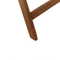 Beliani AMANTEA - Garden chair - Dark wood color - Acacia wood