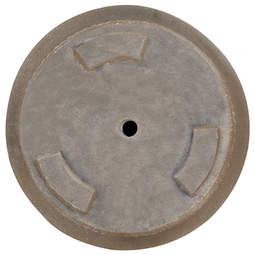 Beliani DARIA - Flowerpot - 30 x 30 x 30 cm - Taupe - Clay fibers