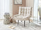 Beliani ALVESTA - Armchair - Light beige - Fabric