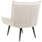 Beliani ALVESTA - Armchair - Light beige - Fabric