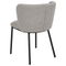 Beliani MINA - Dining room chair set of 2 - Gray - Polyester