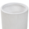 Beliani DARIA - Flowerpot - 24x24x24 cm - Cream - Clay fibers
