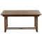 Beliani AMANTEA - Garden table - Dark wood color - 90x160/220 cm - Acacia wood