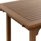 Beliani AMANTEA - Garden table - Dark wood color - 90x160/220 cm - Acacia wood