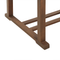 Beliani AMANTEA - Garden table - Dark wood color - 90x160/220 cm - Acacia wood