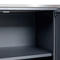 Beliani VILAMA - Outdoor kitchen cabinet - Black - Steel
