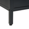 Beliani VILAMA - Outdoor kitchen cabinet - Black - Steel