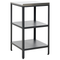 Beliani VILAMA - Outdoor kitchen island - Black - Steel
