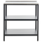 Beliani VILAMA - Outdoor kitchen island - Black - 80x50x92 cm - Steel