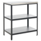 Beliani VILAMA - Outdoor kitchen island - Black - 80x50x92 cm - Steel