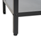 Beliani VILAMA - Outdoor kitchen island - Black - 80x50x92 cm - Steel