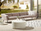 Beliani LORETELLO - Garden bench 4-seater - Beige - Polyester