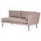 Beliani LORETELLO - Garden bench 4-seater - Beige - Polyester