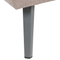 Beliani LORETELLO - Garden bench 3-seater - Beige - Left - Polyester