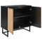 Beliani ALASKA - Sideboard - Light Brown/Black - Wood