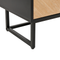 Beliani ALASKA - Sideboard - Light Brown/Black - Wood