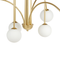 Beliani FORBES - Chandelier - Gold - Metal