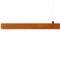 Beliani STEWARTS - Hanging lamp with dimmer - Dark wood - Oak