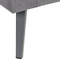Beliani LORETELLO - Garden bench 3-seater - Gray - Polyester