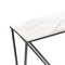 Beliani HAZEN - Sidetable - White/Black - MDF