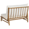 Beliani TODI - Lounge set for 2 - Lightwood/White - Bamboo