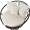 Beliani ROSSANO - Lounger - Black - Rattan