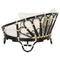 Beliani ROSSANO - Lounger set of 2 - Black - Rattan