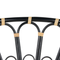 Beliani ROSSANO - Lounger set of 2 - Black - Rattan