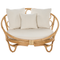 Beliani ROSSANO - Lounger set of 2 - Natural - Rattan