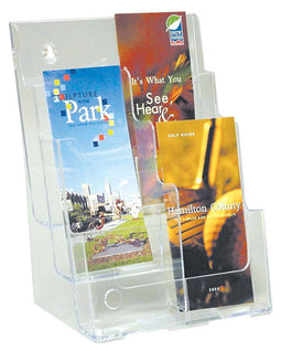 Deflecto brochure holder ft 1/3 A4, 6 storage compartments