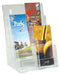 Deflecto brochure holder ft 1/3 A4, 6 storage compartments