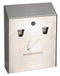 Rubbermaid wall ashtray, ft 25.4 x 7.6 x 31.8 cm, galvanized steel