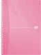 Oxford Office My Colors spiral notebook, 180 pages, ft A4, squared 5 mm, assorted colors