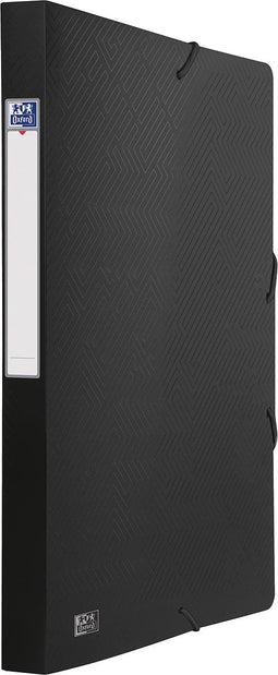Oxford Urban elastobox made of PP, size 24 x 32 cm, back of 2.5 cm, black