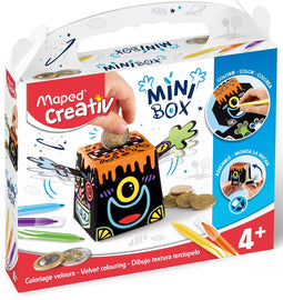 Maped Creativ Mini Box colors on velour, craft case
