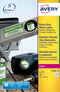 Avery ultra-strong white labels ft 63.5 x 38.1 mm (w x h), 420 pieces, 21 per sheet