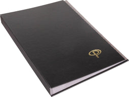 Pergamy alphabetical sorting folder with 25 compartments, hard cover plasticized in black PVC
