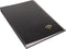 Pergamy alphabetical sorting folder with 25 compartments, hard cover plasticized in black PVC