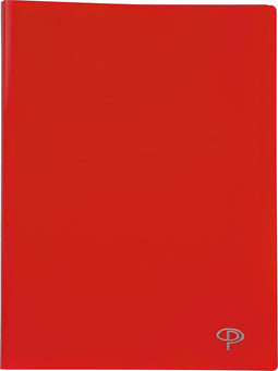Pergamy show album, for ft A4, with 50 transparent bags, red