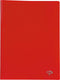 Pergamy show album, for ft A4, with 50 transparent bags, red