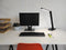 Unilux LED desk lamp Twistled, black