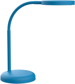 MAUL LED Joy desk lamp on base, warm white light, athlantic blue