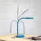 MAUL LED Joy desk lamp on base, warm white light, athlantic blue